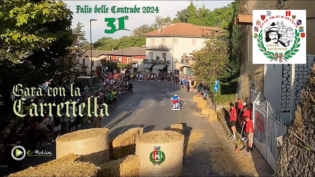 Gara con la Carrettella || Artena, Palio delle Contrade 2024