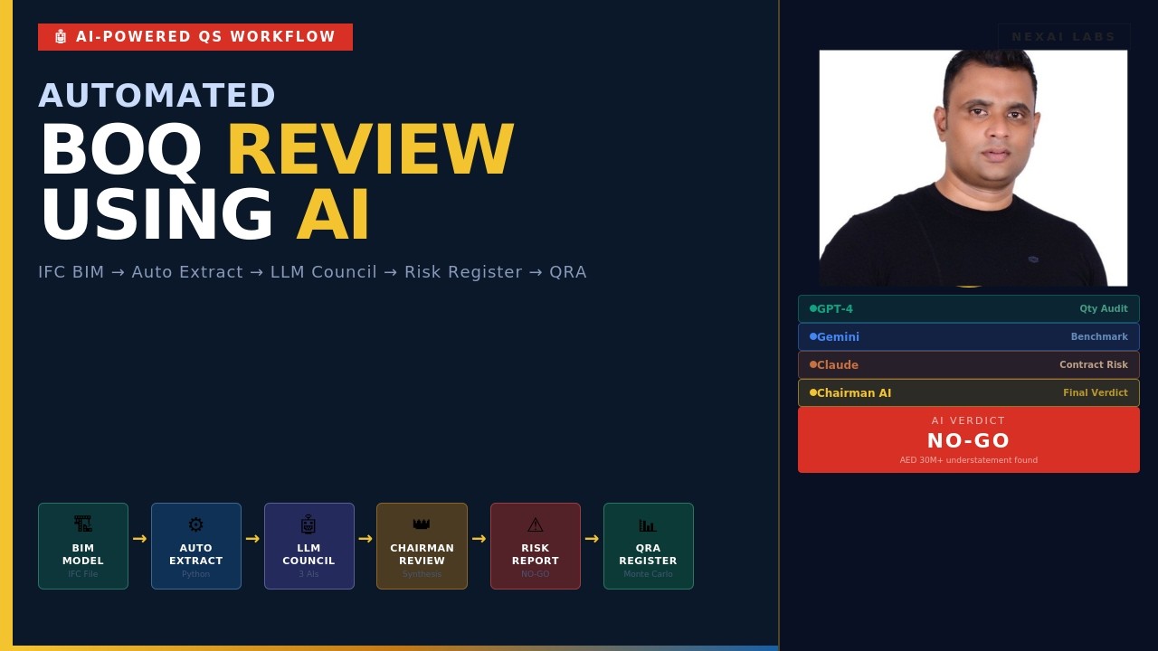 AI + BOQ + BIM Full Pipeline Demo &mdash; NexAI Labs