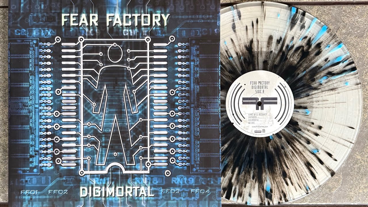 Fear Factory | Digimortal | Black & Blue Splatter Vinyl Unboxing Record Store Day 2026