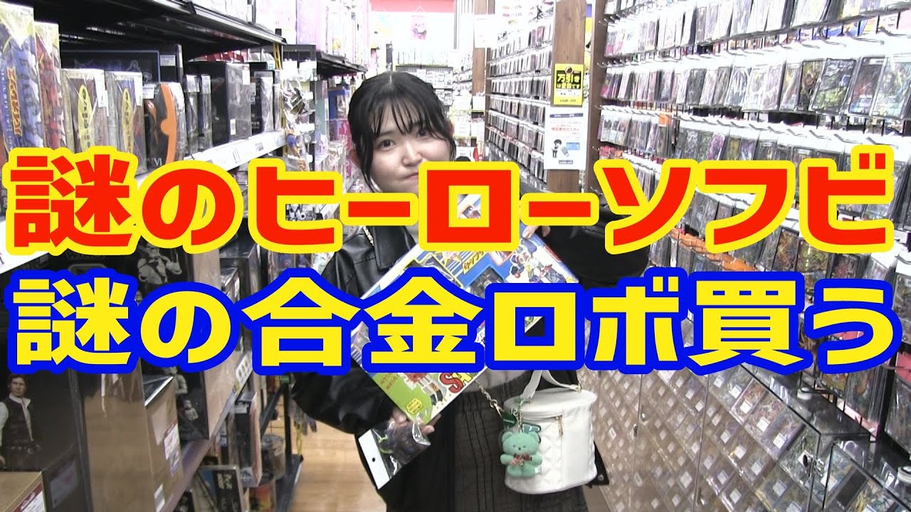 謎のヒーローソフビと謎の合金ロボを買う ハードオフ ホビーオフ新潟女池店 新潟県[じじいとまごのソフビ話し]