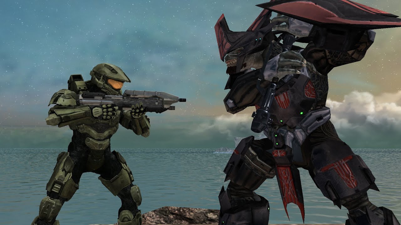 Halo 4 Spartans VS. Halo 3 Brute Chieftain