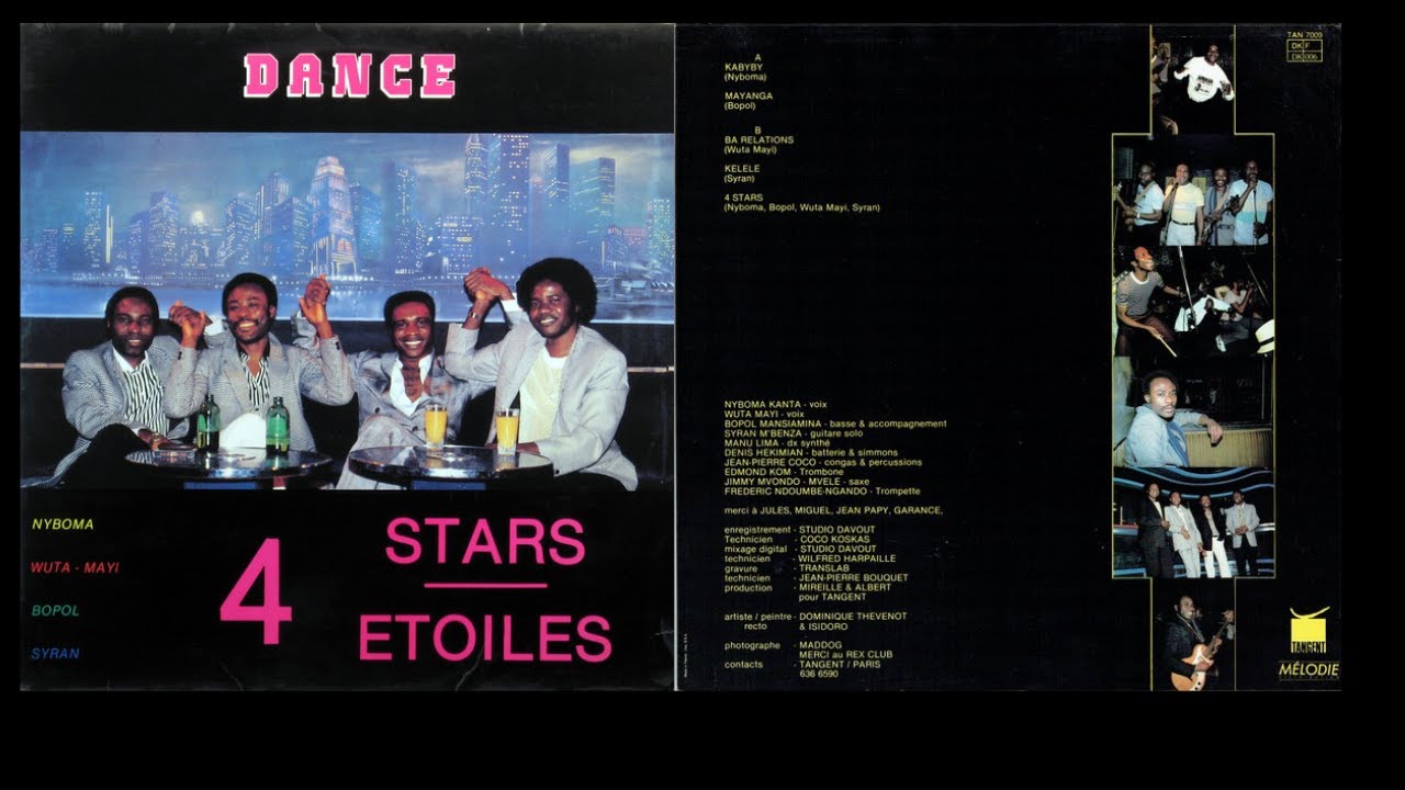80s Soukous Music! 4 Stars Etoiles - Dance Album 1985 Congo - 80s Music!