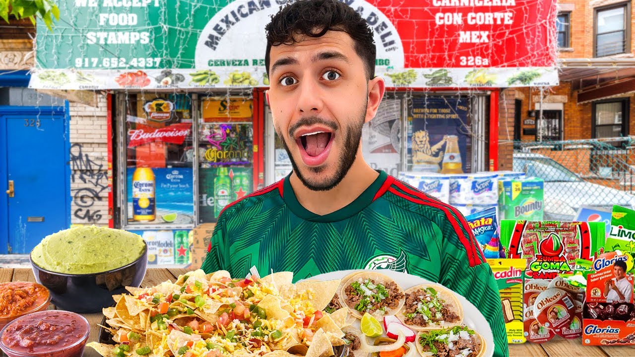 Eating At MEXICAN SUPERMARKETS For 24 Hours