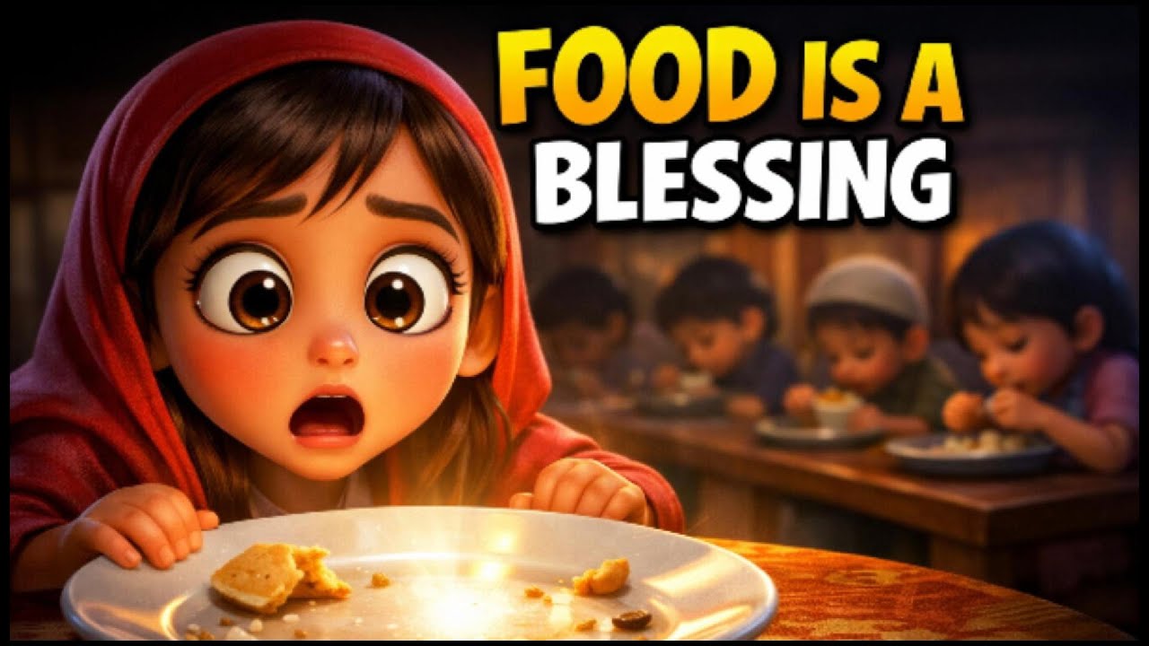 Mahira And Bareerah Learned a Powerful Lesson About Food | Islamic Moral Story for Kids