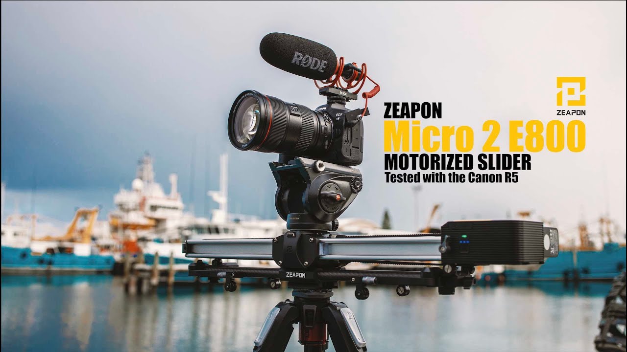 Zeapon Micro 2 E800 Motorized Slider 4K Cinematic (Tested on Canon R5)