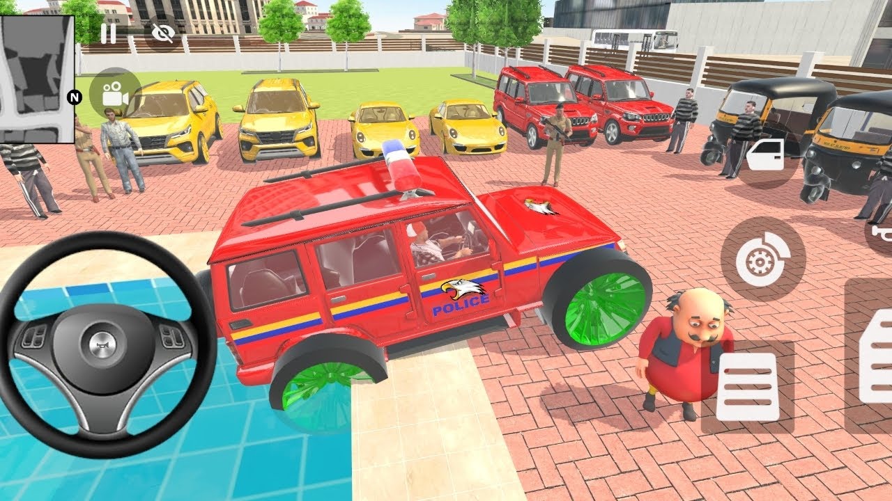 Modified Police Car 🚨 Franklin Order🤑 In Indian Car 🚗 And Create Drives 🤩 Indian Police Must watch 💥