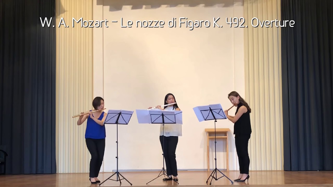 W. A. Mozart - Le nozze die Figaro K. 492, Overture (Flute East Trio)