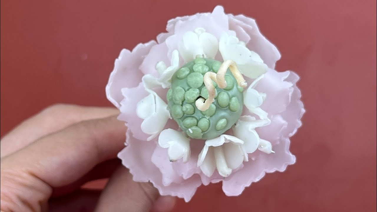 Realistic Flower candle | How to make Flower candle