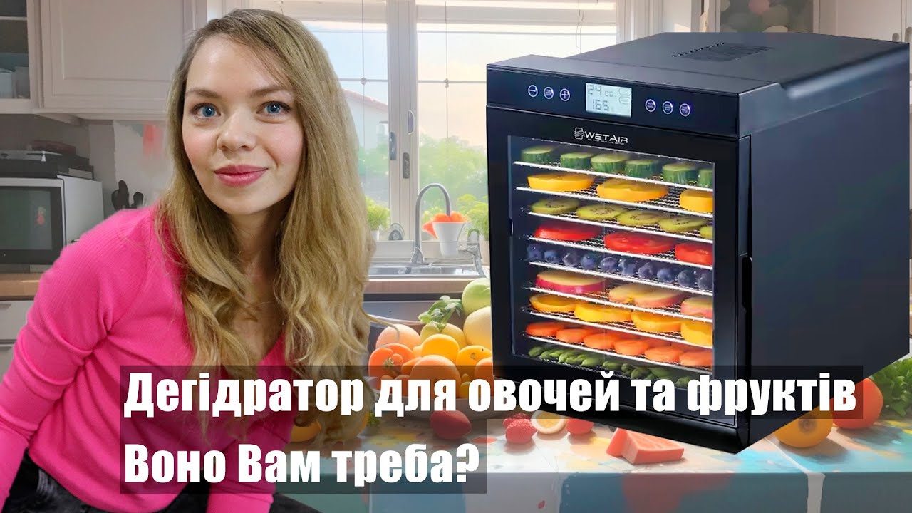 Дегідратор WetAir WFD-K700BSS. Як в'ялити ікру тріски, оселедець та телятину
