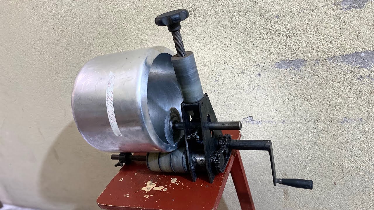 MÁQUINA DE CORTAR PANELA DE PRESSÃO TODOS OS DETALHES