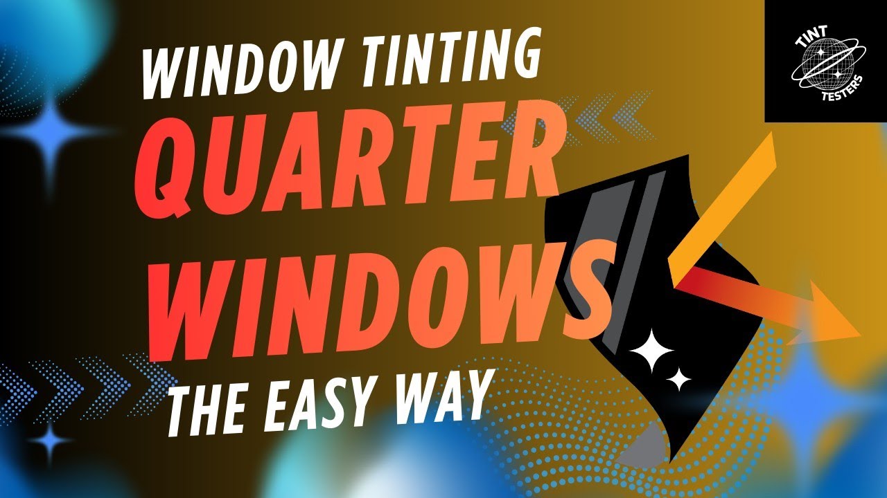 Tinting Quarter Windows Like a Pro - Safe Cutting Technique