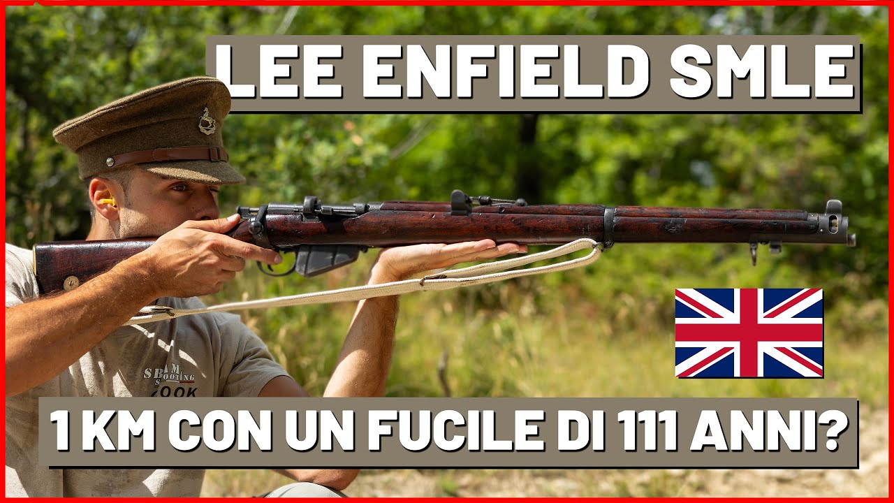 Lee Enfield N1 Mk III SMLE prova a lunga distanza fino a 1000 metri