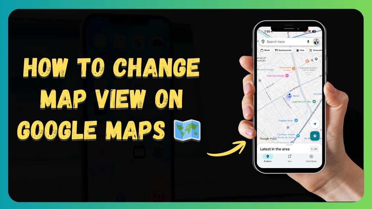 Как изменить режим просмотра карты в Google Maps 🗺️ [Новое обновление 2026 года]