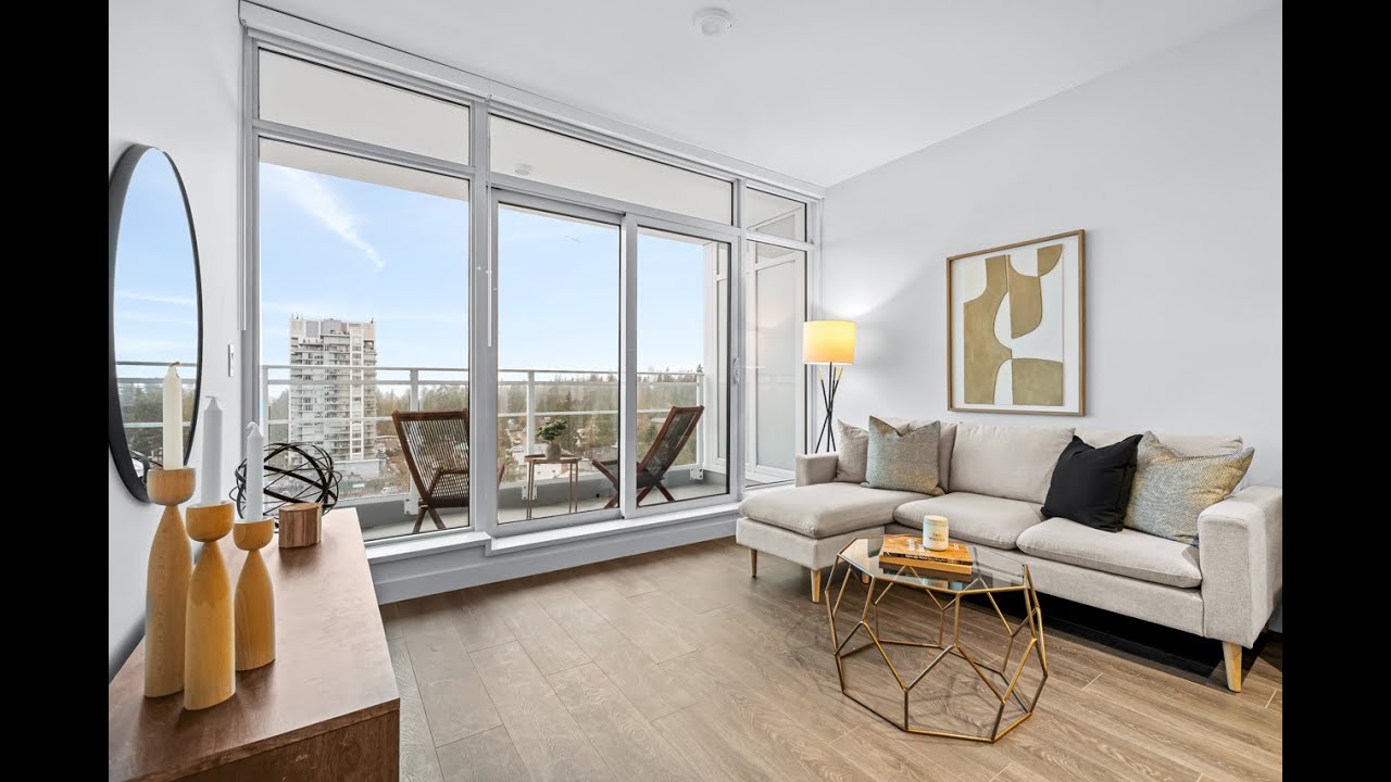 Modern 1 Bed + Den Condo in Burquitlam | Steps to SkyTrain & Urban Living! 🏙️