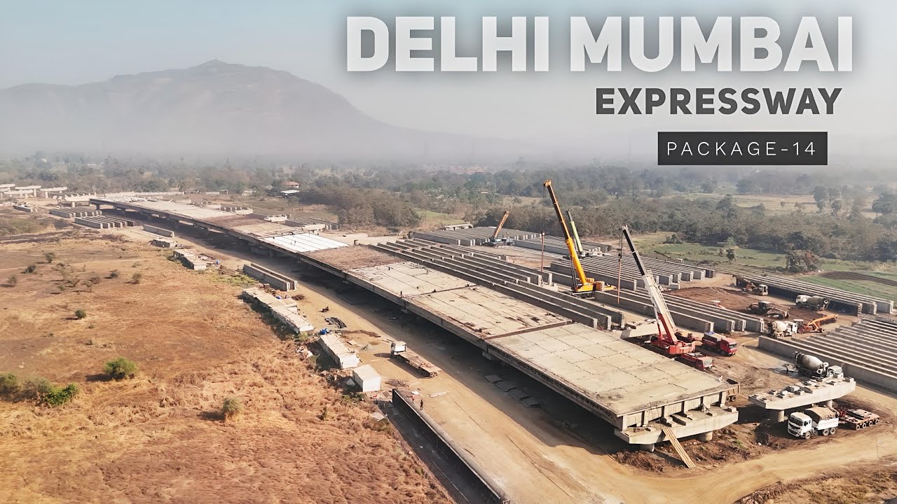 Delhi Mumbai Expressway Maharashtra State Progress | Virar-JNPT Update | Package 14