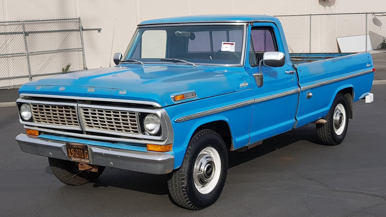 1970 Ford F250 Ranger Camper Special