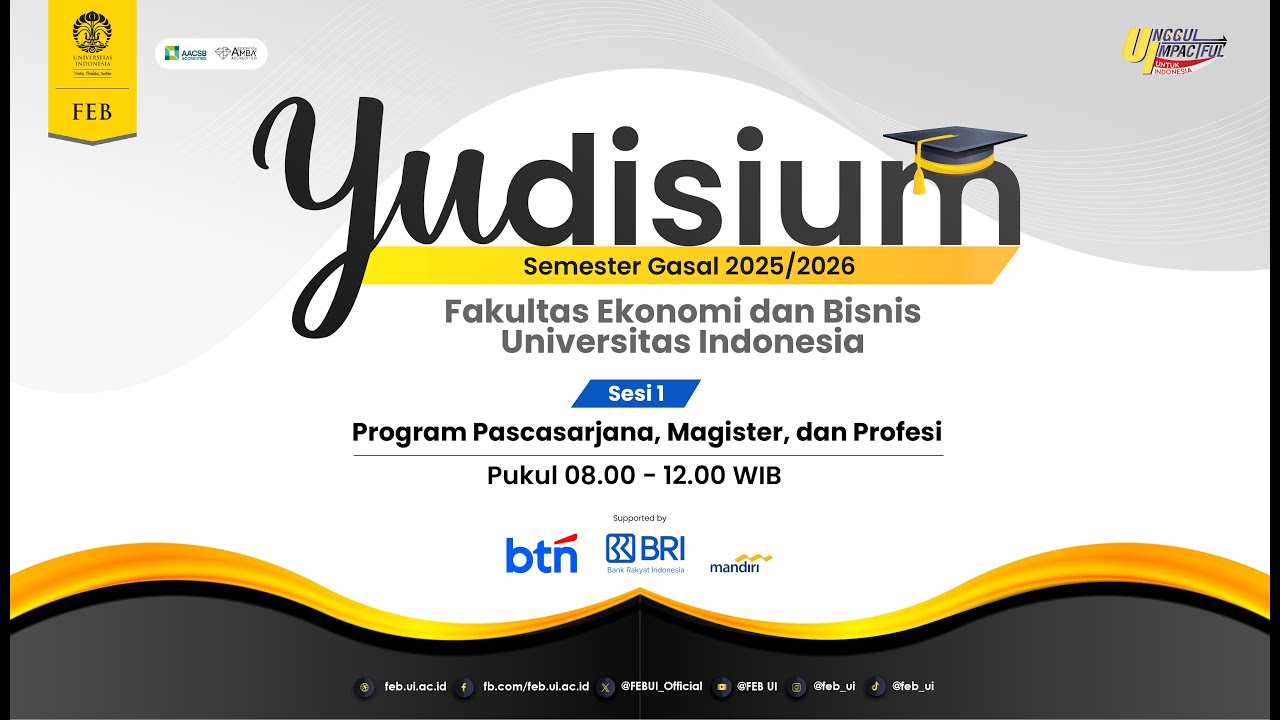 YUDISIUM SEMESTER GASAL 2025/2026 FEB UI