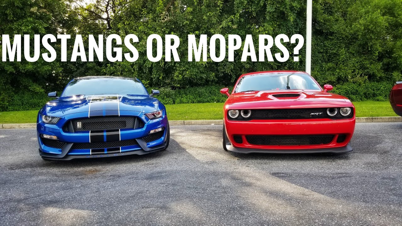 Mopars Takeover a Mustang Meet And Called Them Out