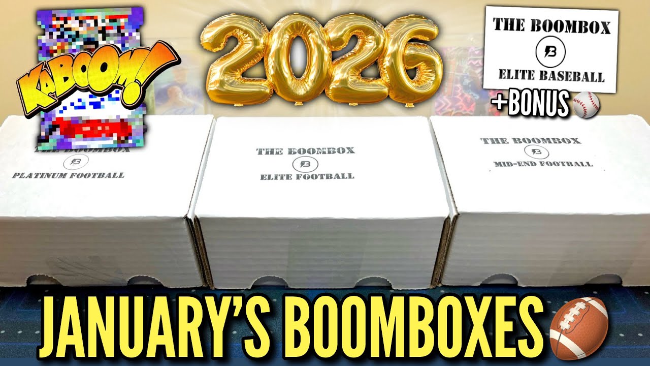 STARTING 2026 WITH A BOOM! 😱🔥 Opening January's Elite, Platinum, & Mid-End Football Boomboxes