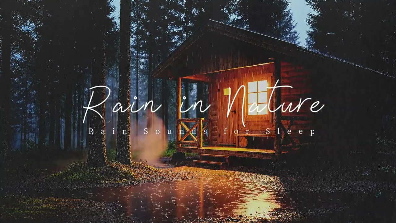 Rain Sound for Sleep | Rain Sounds to Quiet Your Mind & Sleep | Relaxing Rain Sounds Night Ambience