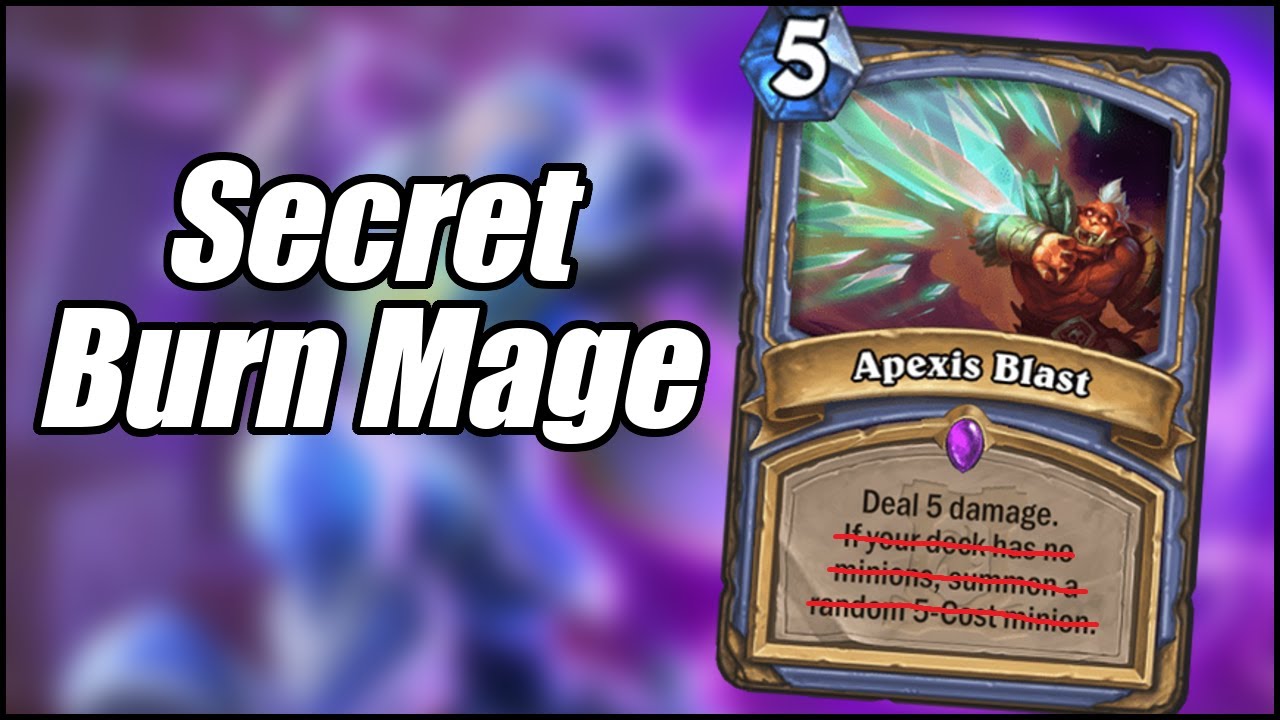 Secret Burn Mage | Ashes of Outland | Hearthstone