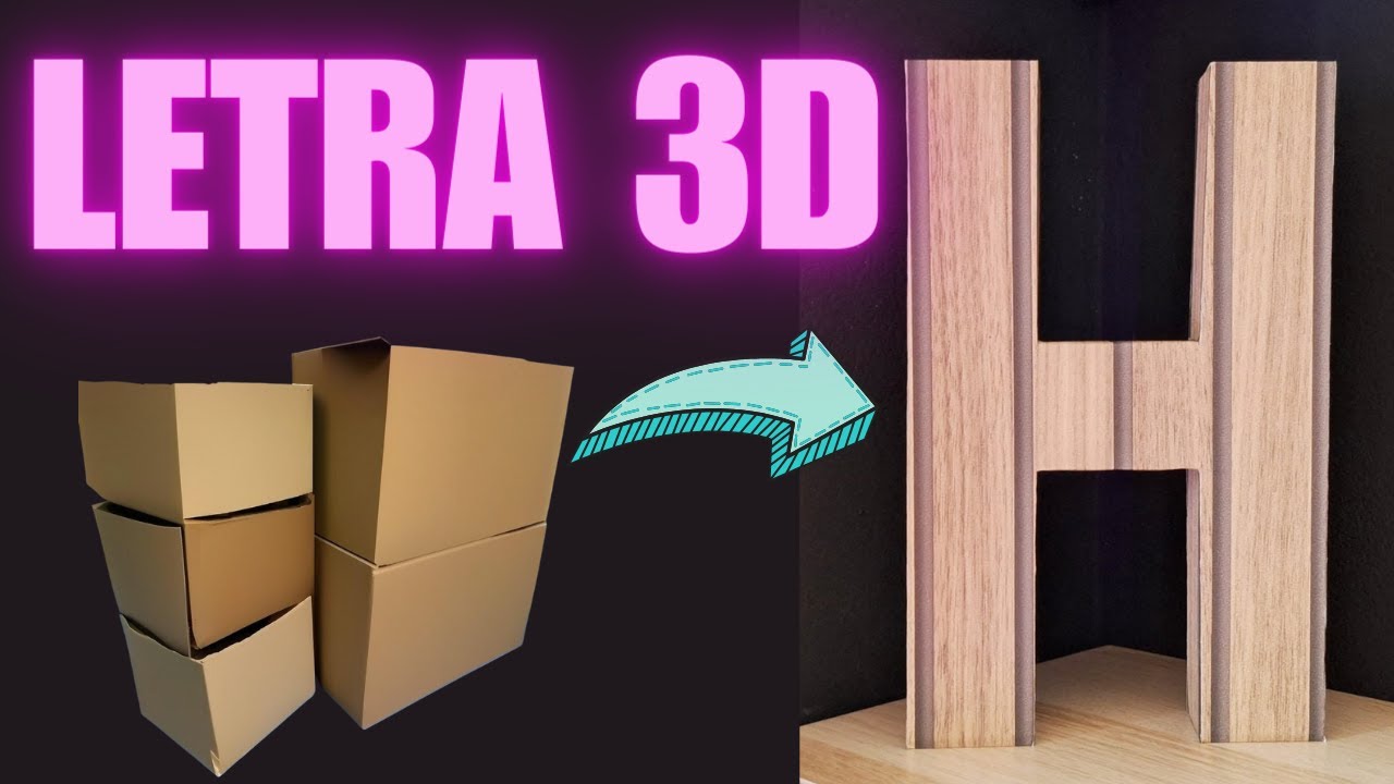 Técnicas Fáciles para Forrar Letras con Tela o Papel