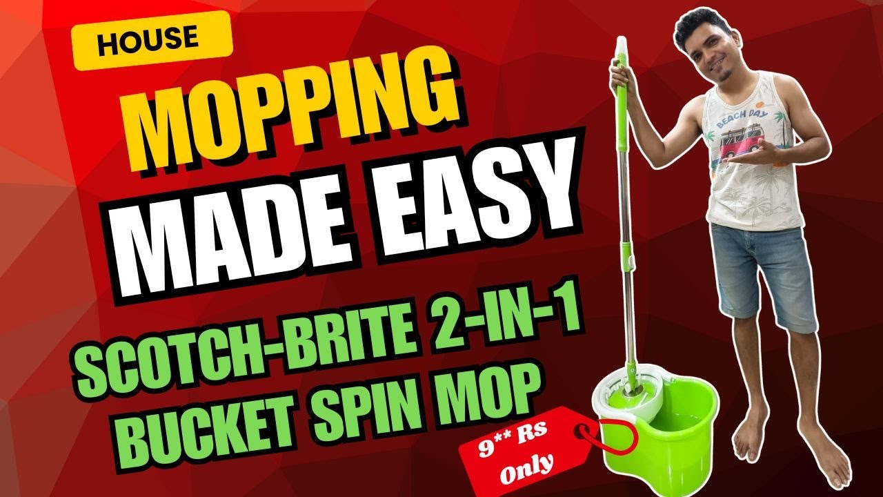 Scotch-Brite 2-in-1 Bucket Spin Mop: Honest Review & Demo (2025) | Is It Worth Your Money?