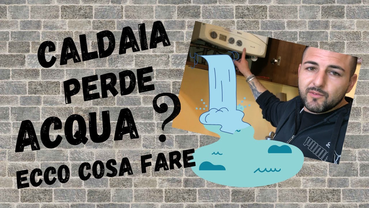 Caldaia perde acqua da sotto e casa allagata