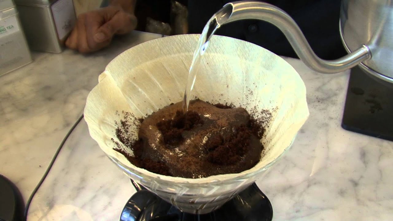 Laughing Man coffee V60 pour over brewing method