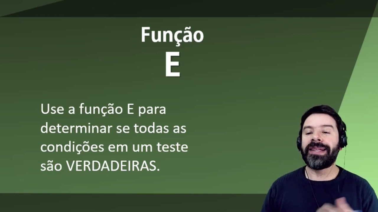 Função E no Excel e a análise lógica