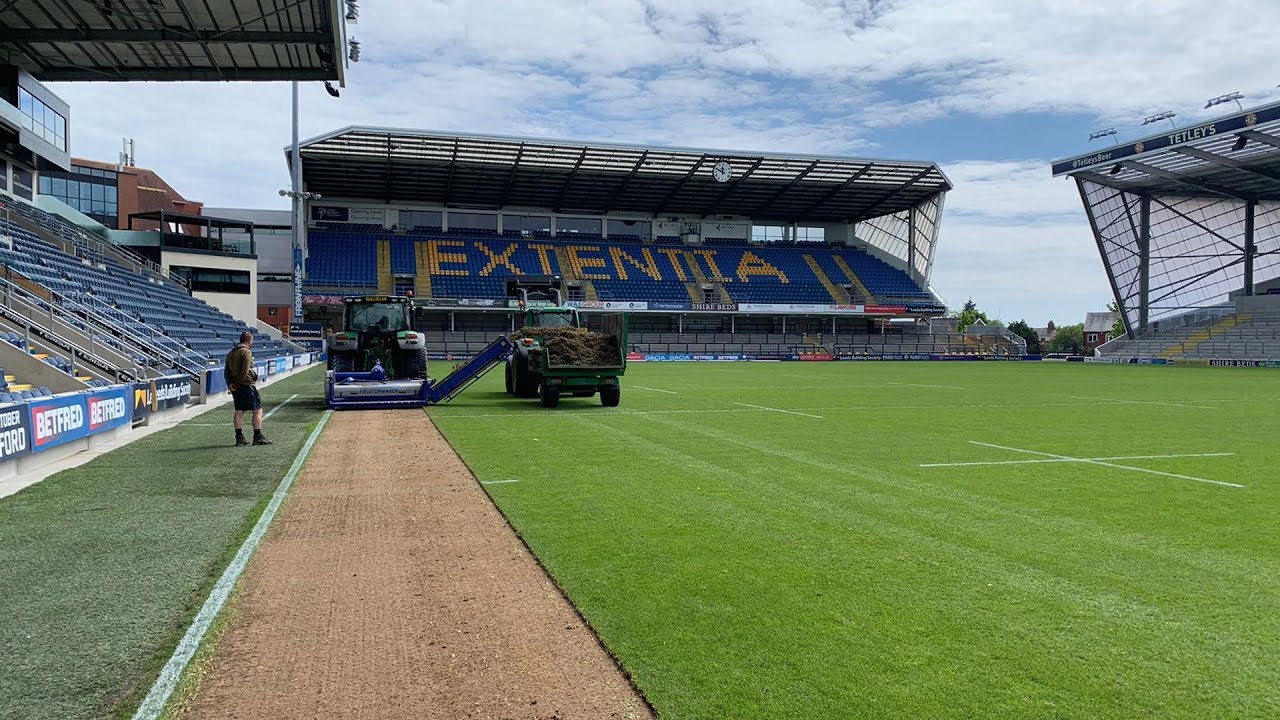 Annual pitch renovation at Emerald Headingley gets underway