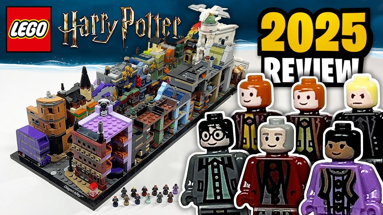 LEGO Harry Potter Diagon Alley Wizarding Shops (76444) - EARLY 2025 Set Review