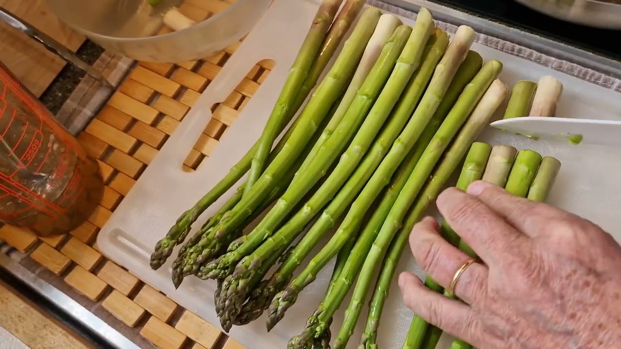 ASPERGES VERTES ROTIES