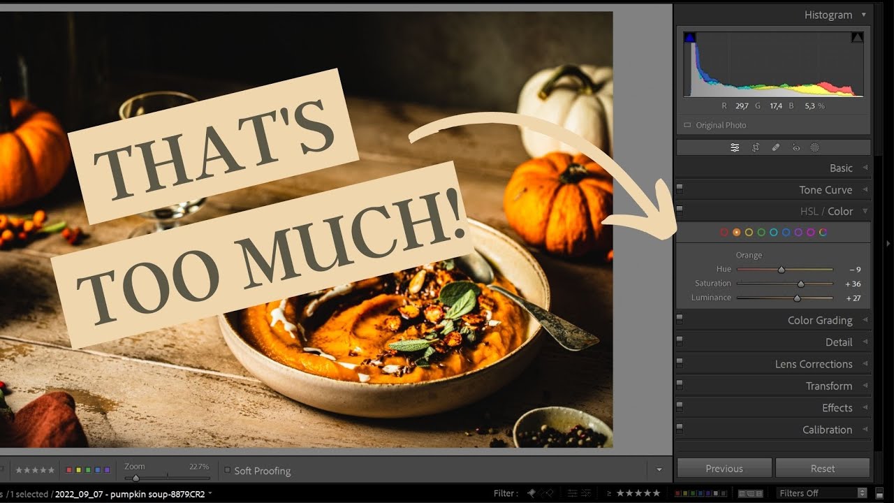 Are you over-editing your photos?