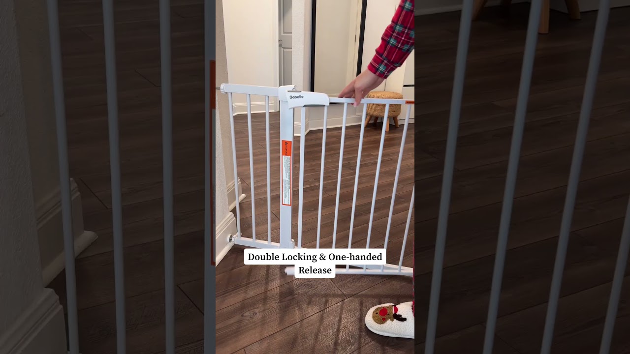 Babelio: No Drilling Extra Wide Baby Gate Make Everything Simple and Safety