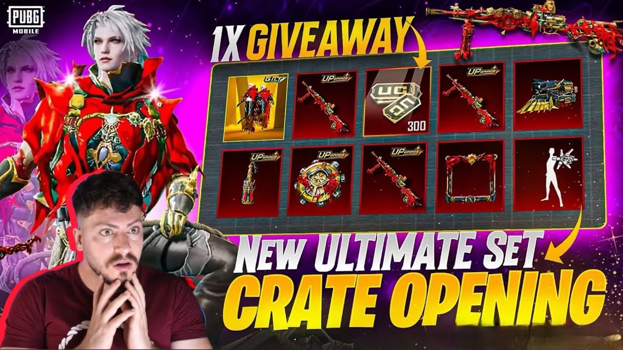 New Ultimate Crate Opening 😱 خفن ترین دی پی و التیمیت پابجی گرفتم