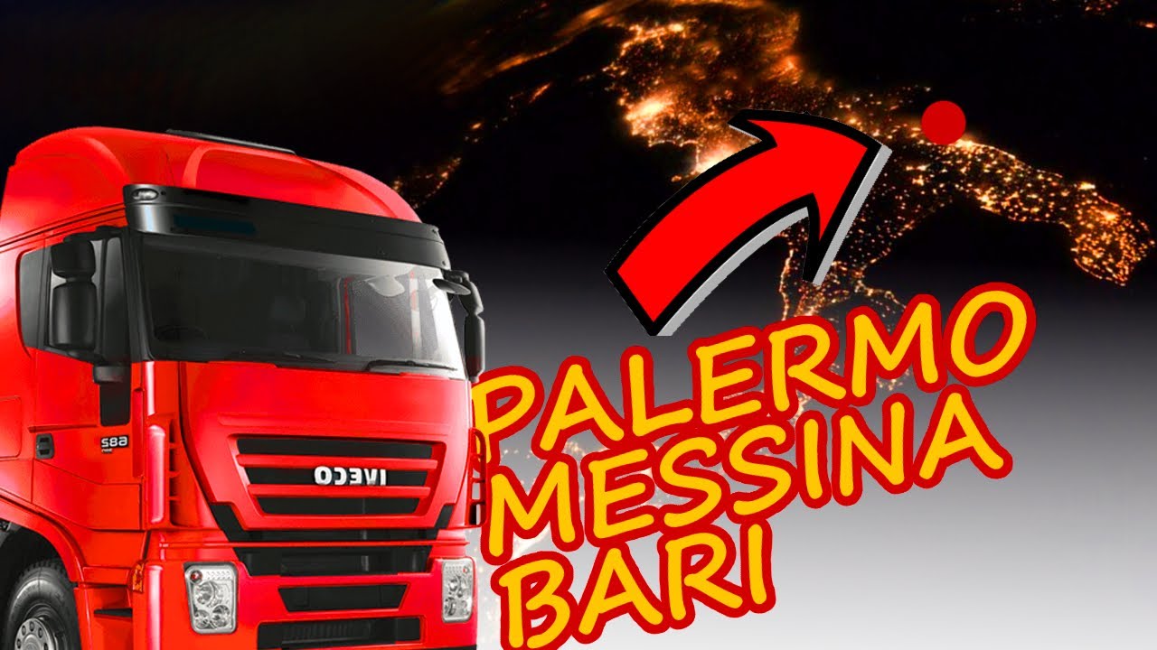 Palermo, Stretto di Messina, Calabria, Bari - Euro Truck Simulator 2