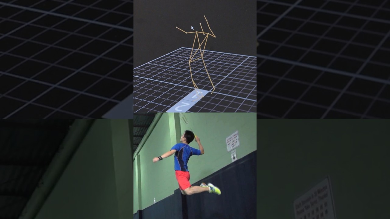 How to hit the fastest badminton smash - according to science! #shorts