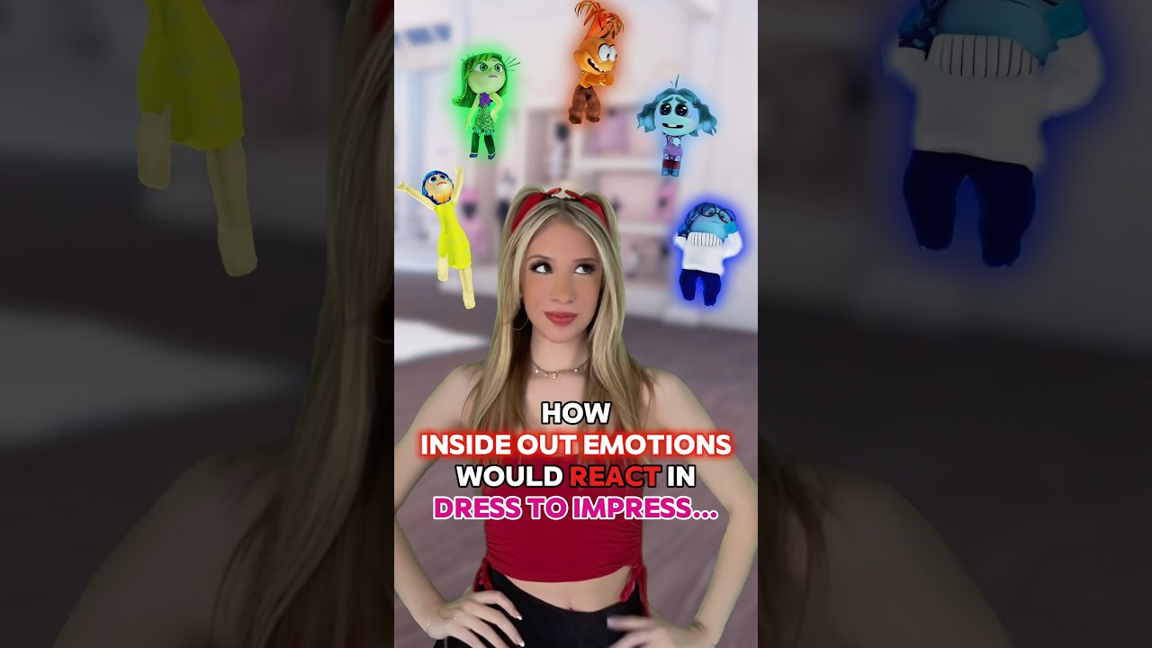 INSIDE OUT EMOTIONS in DRESS TO IMPRESS on ROBLOX&hellip;.