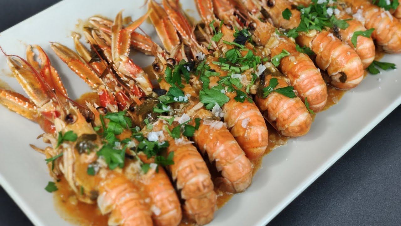 🎄 cigalas al ajillo 🦐 // aperitivo especial Navidad 🎄🎅🔔❄ 