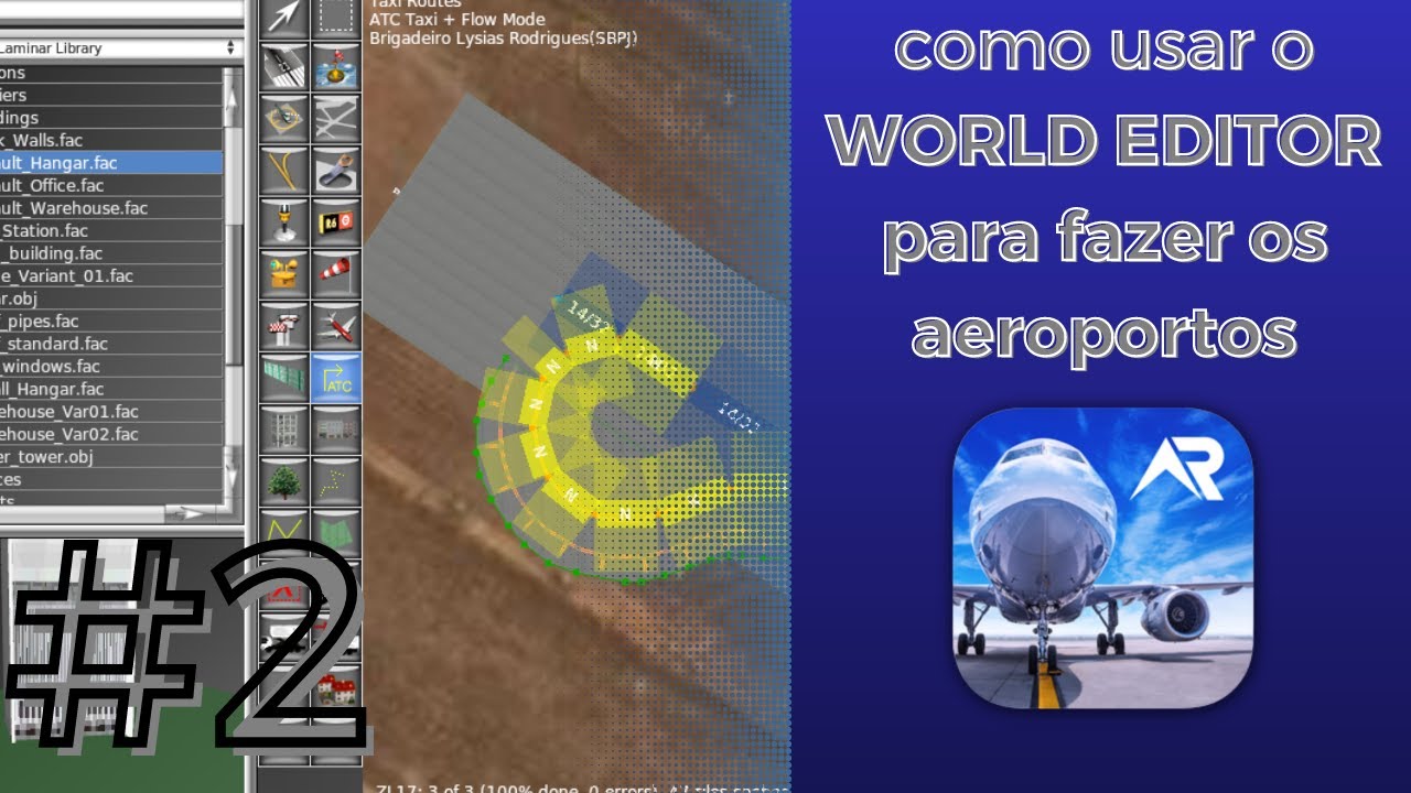 COMO CRIAR AEROPORTOS HD RFS! | #2 Tutorial para iniciantes | COMO USAR O WORLD EDITOR!