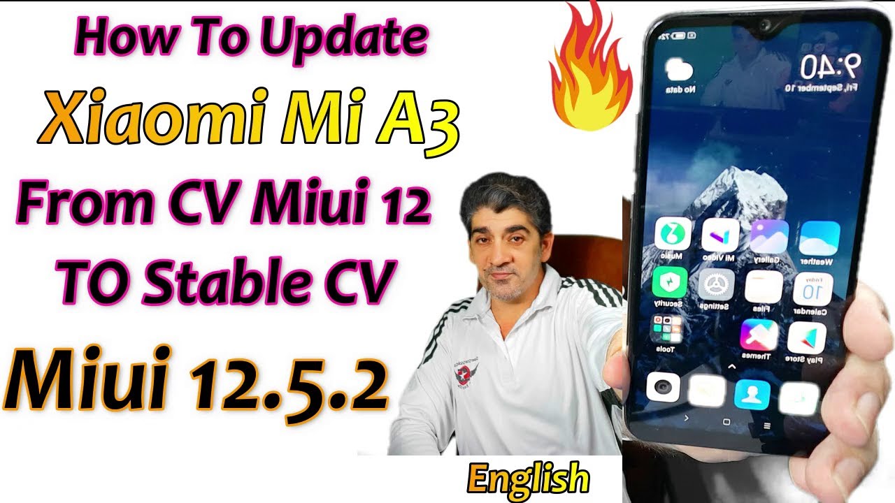 How To Update Mi A3 To Stable Miui 12.5.2 BITNET