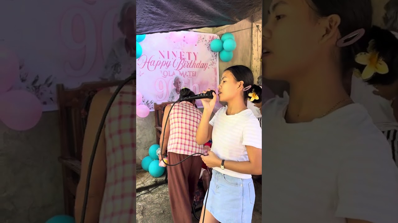 Awit ng kanyang apo Lola Mate 90bday