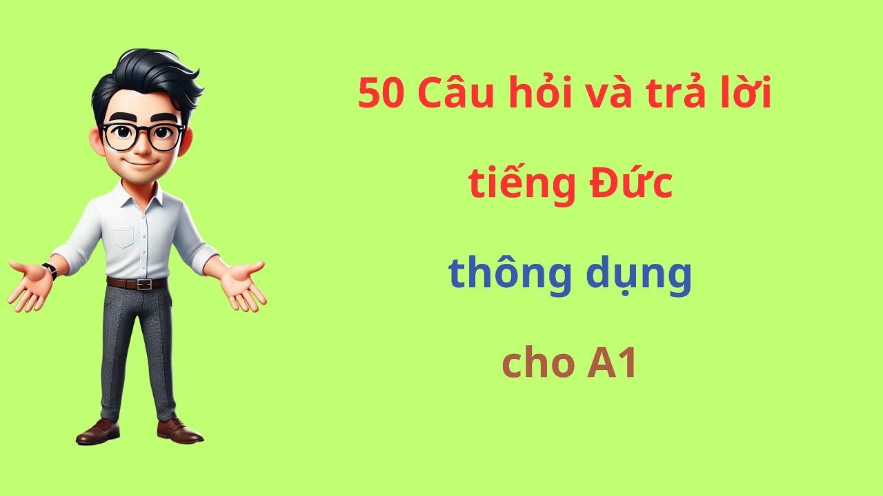 50 Câu Hỏi & Trả Lời Tiếng Đức Thông Dụng  (A1) 🇩🇪✨ #deutsch #deutschlernen