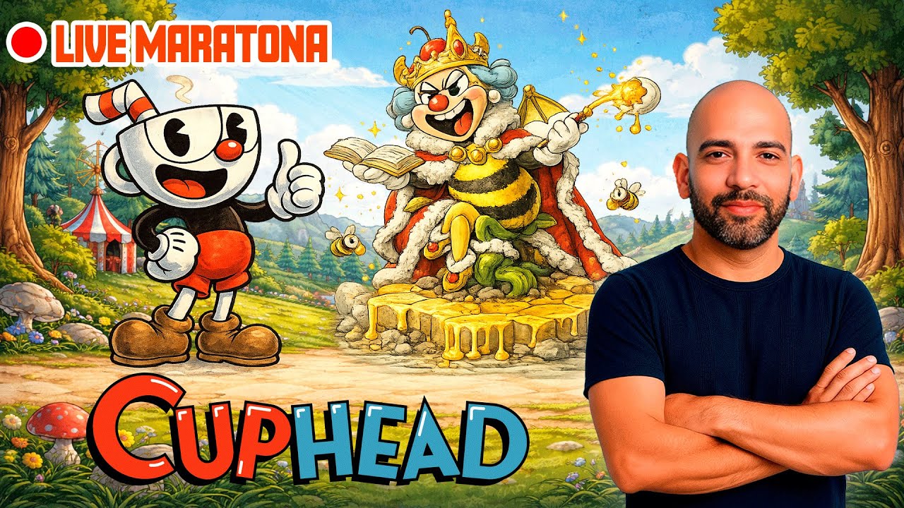 🔴 LIVE Maratona | Cuphead 🇧🇷