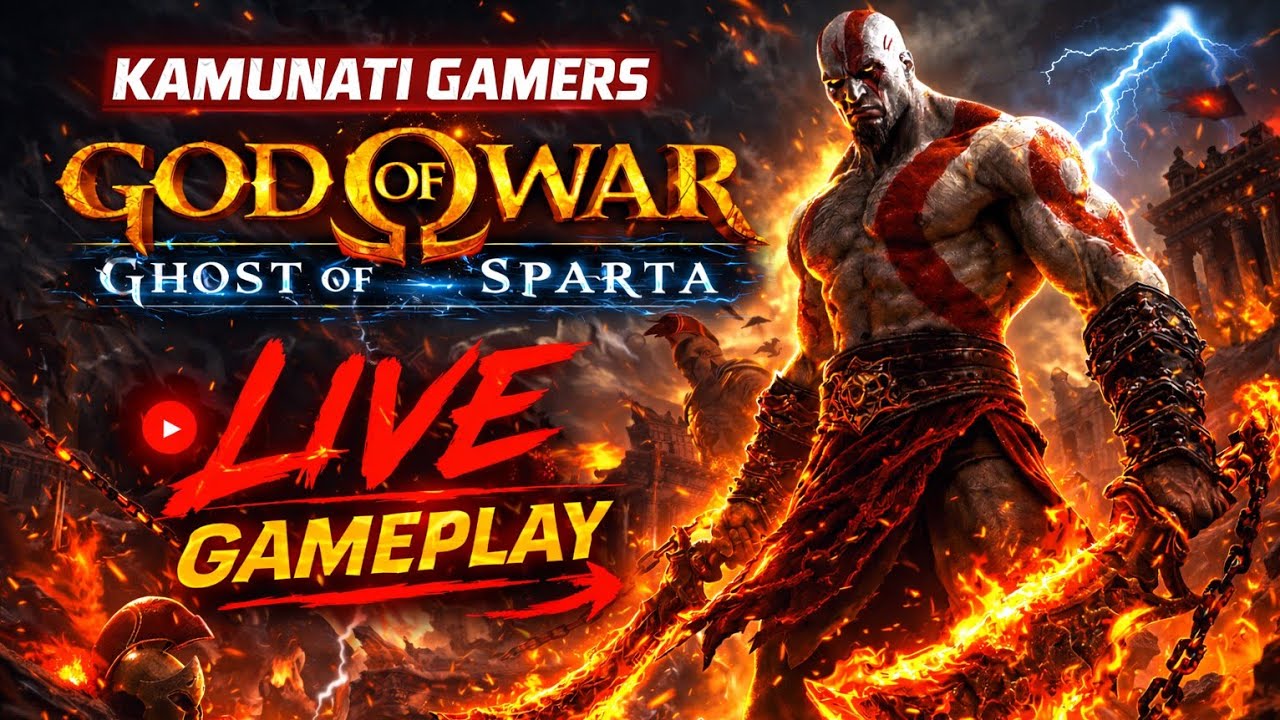 💥GOD OF WAR GHOST OF SPARTA 🔥|GOD OF WAR TAMIL LIVE|JOIN NOW🎮| KAMUNATI GAMERS🔴