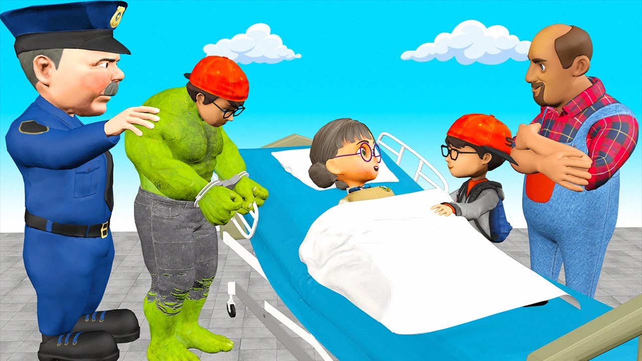 Scary Teacher 3D : Nick Baby vs Nick Hulk Gets Strong - Scary Teacher Animation #scaryteacher3d