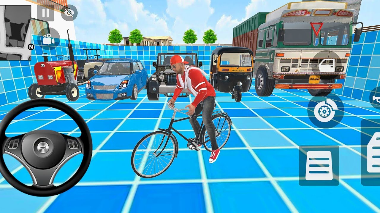 🤑❤️ Franklin washed all his vehicles in his swimming pool at home 😱🏠 Indian theft auto simulator 🥰