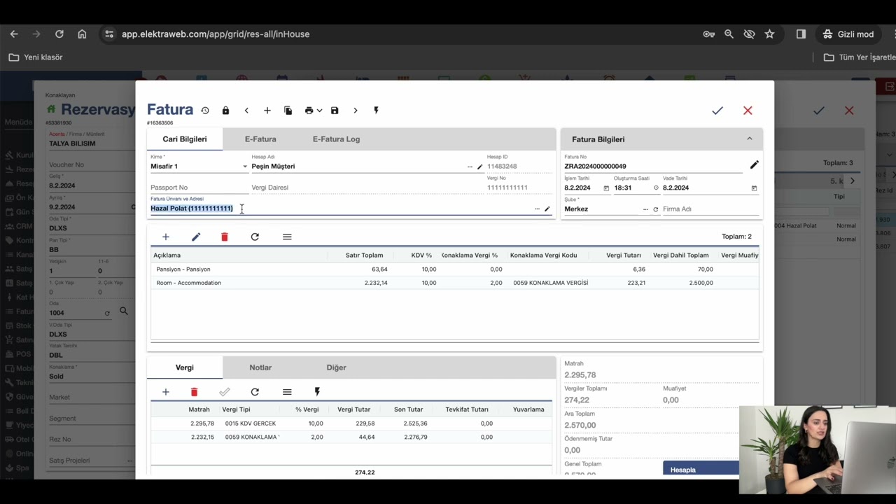 ElektraWeb -Fatura Nasıl Kesilir?