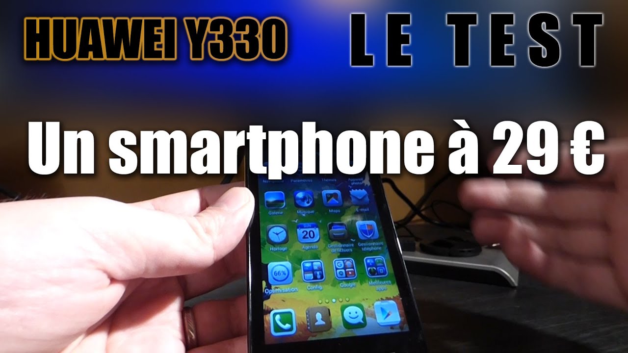 Test du Huawei Y330